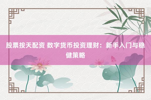 股票按天配资 数字货币投资理财：新手入门与稳健策略