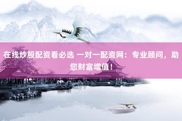 在线炒股配资看必选 一对一配资网:专业顾问,助您财富增值!